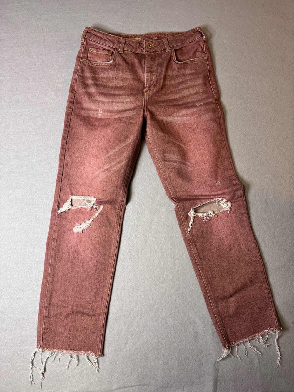 Pilcro The Vintage Straight Rust Jeans size 29 - Picture 2 of 7